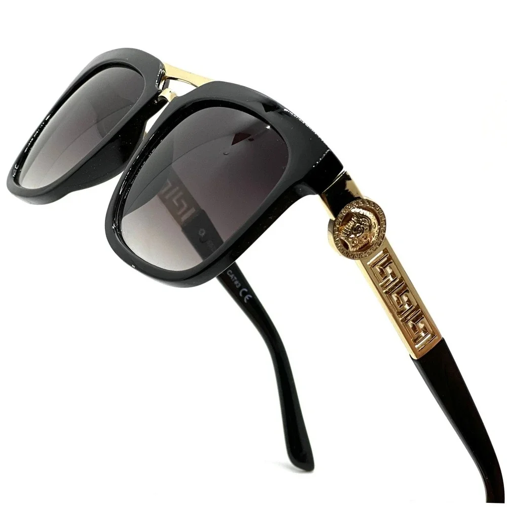 Trendy Sunglasses Shades Rectangular Style Chic Oversized Comfortable Lentes New